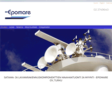 Tablet Screenshot of epomare.fi